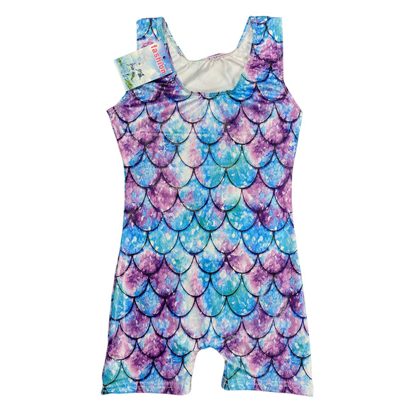 Toddler Girl Mermaid Swimsuit Tankini - Picture 1 of 4